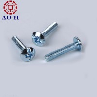 OEM high precision passivated pan head phillips machine screw