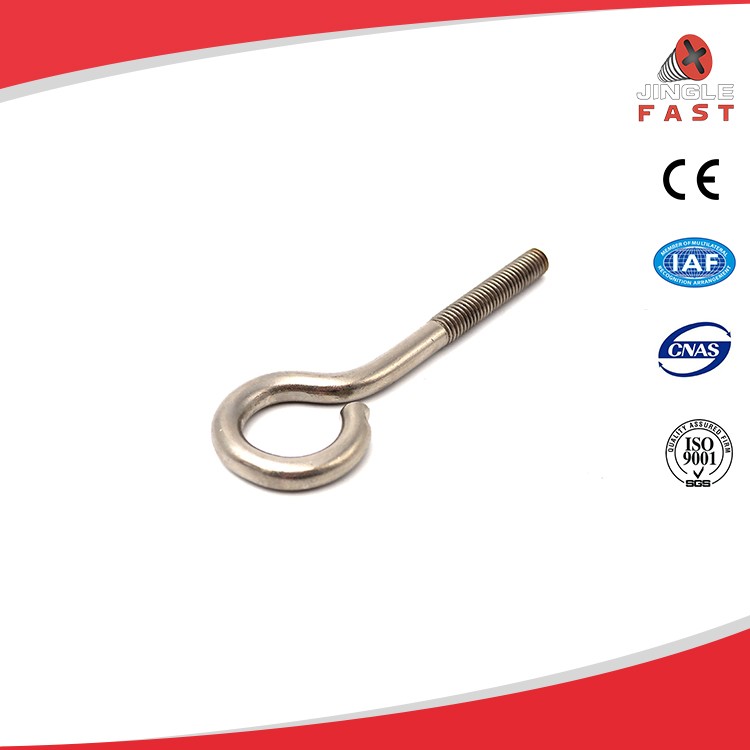 China manufacturer galvanized Hot Sale Stainless Steel eye screw with factory price