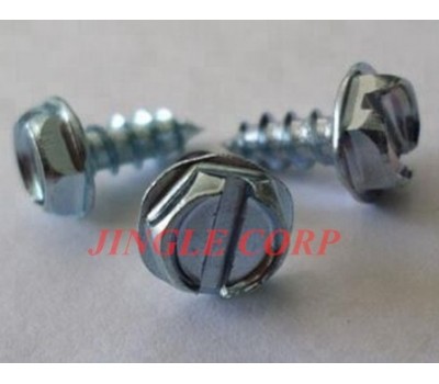 SLOTTED HEX WASHER HEAD TAPPING SCREWS,TYPE AB